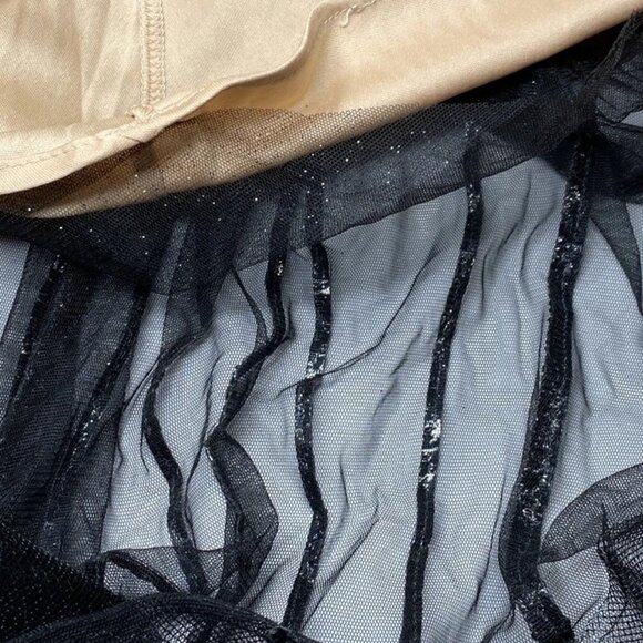 Ladivine Women’s Floral Sequin Mermaid Gown Size: 10 | Color: Black - Picture 11 of 11